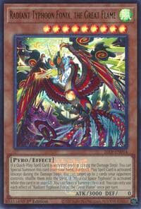 Radiant Typhoon Fonix, the Great Flame (Emblazoned) - Limited Pack World Championship 2026 - YuGiOh card
