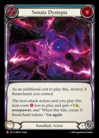 Sonata Dystopia - Usurp the Shadow Throne - Flesh and Blood TCG card