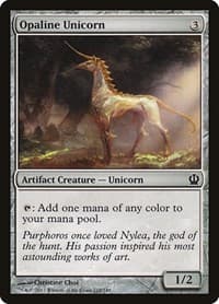 Opaline Unicorn - Theros - Magic: The Gathering card