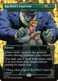 Joe Fixit's Expertise - Rishkar's Expertise - Secret Lair Drop Series - Magic: The Gathering card
