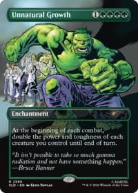 Unnatural Growth (2599) - Secret Lair Drop Series - Magic: The Gathering card