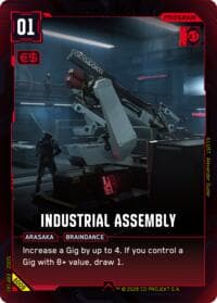 Industrial Assembly - Embracing Power - Beta Starter Deck - Cyberpunk TCG card