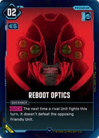 Reboot Optics - The Heist - Beta Starter Deck - Cyberpunk TCG card