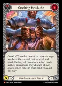 Crushing Headache - Usurp the Shadow Throne - Flesh and Blood TCG card