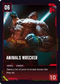 Animals Wrecker - Welcome to Night City - Beta - Cyberpunk TCG card