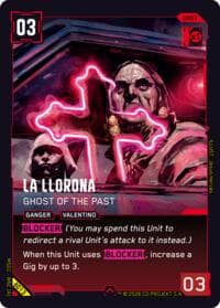 La Llorona - Ghost of the Past - Welcome to Night City - Beta - Cyberpunk TCG card