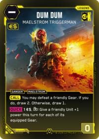 Dum Dum - Maelstrom Triggerman (Rare) - Welcome to Night City - Beta - Cyberpunk TCG card
