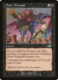 Dark Triumph - Nemesis - Magic: The Gathering card