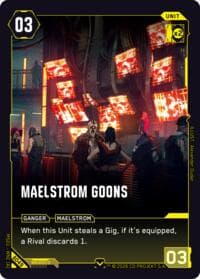 Maelstrom Goons - Welcome to Night City - Beta - Cyberpunk TCG card