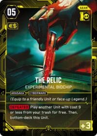 The Relic - Experimental Biochip (Epic) - Welcome to Night City - Beta - Cyberpunk TCG card