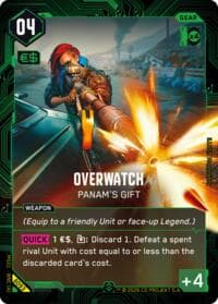 Overwatch - Panam's Gift (Epic) - Welcome to Night City - Beta - Cyberpunk TCG card
