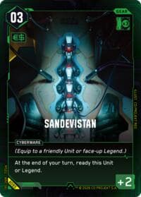 Sandevistan - Welcome to Night City - Beta - Cyberpunk TCG card
