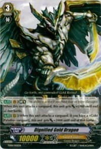Dignified Gold Dragon - Trial Deck 8: Liberator of the Sanctuary - Cardfight Vanguard card