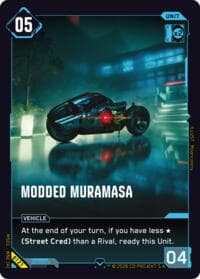 Modded Muramasa - Welcome to Night City - Beta - Cyberpunk TCG card