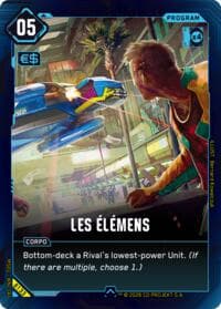 Les Elemens - Welcome to Night City - Beta - Cyberpunk TCG card