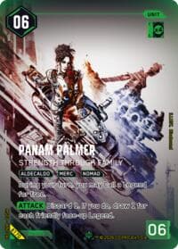 Panam Palmer - Strength Through Family (ISecret) - Welcome to Night City - Beta - Cyberpunk TCG card