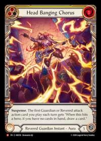 Head Banging Chorus (Extended Art) - Usurp the Shadow Throne - Flesh and Blood TCG card