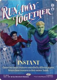Run Away Together - Secret Lair Drop Series - Magic: The Gathering card
