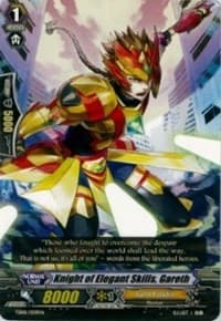 Knight of Elegant Skills, Gareth - Trial Deck 8: Liberator of the Sanctuary - Cardfight Vanguard card