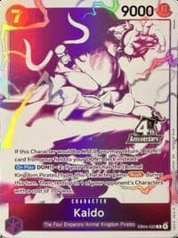 Kaido (4th Anniversary Treasure Campaign Pack) - One Piece Promotion Cards - One Piece Card Game card