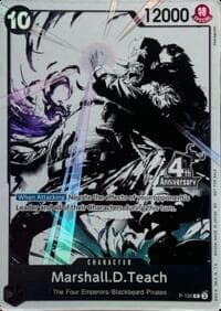 Marshall.D.Teach (4th Anniversary Treasure Campaign Pack) - One Piece Promotion Cards - One Piece Card Game card