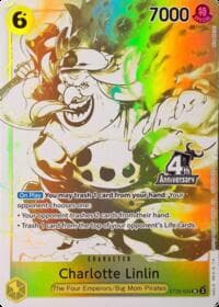 Charlotte Linlin (4th Anniversary Treasure Campaign Pack) - One Piece Promotion Cards - One Piece Card Game card