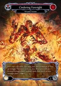 Cindering Foresight (Red) - TNP055 - Flesh and Blood: Promo Cards - Flesh and Blood TCG card