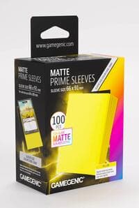 GameGenic Matte Prime Sleeves - Yellow (100-Pack) - GameGenic Card Sleeves - Card Sleeves card