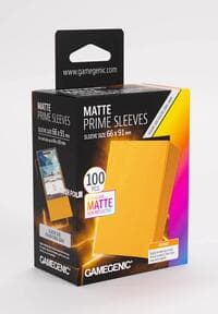 GameGenic Matte Prime Sleeves - Orange (100-Pack) - GameGenic Card Sleeves - Card Sleeves card
