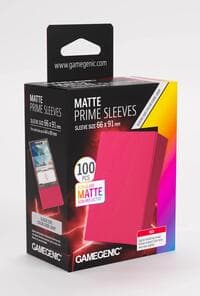 GameGenic Matte Prime Sleeves - Red (100-Pack) - GameGenic Card Sleeves - Card Sleeves card