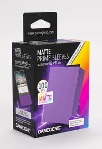GameGenic Matte Prime Sleeves - Purple (100-Pack) - GameGenic Card Sleeves - Card Sleeves card