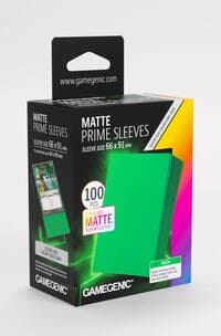 GameGenic Matte Prime Sleeves - Green (100-Pack) - GameGenic Card Sleeves - Card Sleeves card