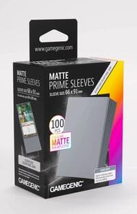 GameGenic Matte Prime Sleeves - Dark Gray (100-Pack) - GameGenic Card Sleeves - Card Sleeves card