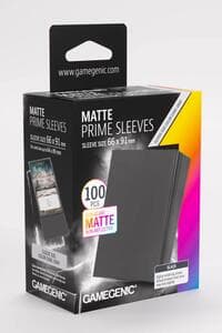 GameGenic Matte Prime Sleeves - Black (100-Pack) - GameGenic Card Sleeves - Card Sleeves card
