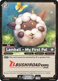 Lamball - My First Pal (Bushiroad EXPO 2026) - EPR-001 - Palworld Promo Cards - Palworld OFFICIAL CARD GAME card