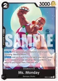 Ms. Monday - Extra Booster: One Piece Heroines Edition Vol. 2 - One Piece Card Game card