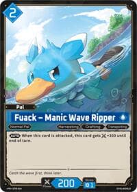 Fuack - Manic Wave Ripper - EPR-004 - Palworld Promo Cards - Palworld OFFICIAL CARD GAME card