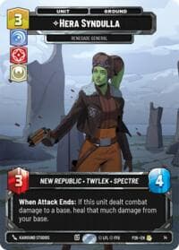 Hera Syndulla -  Renegade General - Sector and Regional Promos: Season 2 - Star Wars: Unlimited card