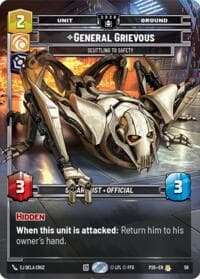 General Grievous - Scuttling to Safety - Sector and Regional Promos: Season 2 - Star Wars: Unlimited card