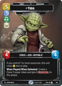 Yoda - Begun, the Clone War Has - Sector and Regional Promos: Season 2 - Star Wars: Unlimited card