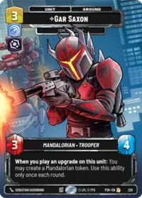 Gar Saxon - Coveting Power (Foil) - Sector and Regional Promos: Season 2 - Star Wars: Unlimited card