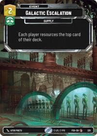 Galactic Escalation (Foil) - Sector and Regional Promos: Season 2 - Star Wars: Unlimited card