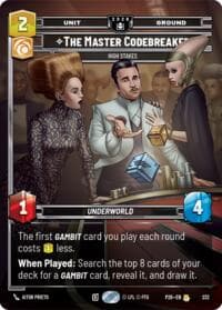 The Master Codebreaker - High Stakes - Sector and Regional Promos: Season 2 - Star Wars: Unlimited card