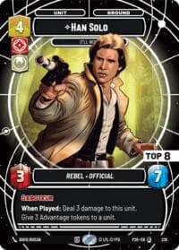 Han Solo - It'll Work (Top 8) - Sector and Regional Promos: Season 2 - Star Wars: Unlimited card