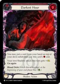 Darkest Hour (Red) - Usurp the Shadow Throne - Flesh and Blood TCG card