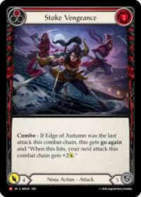 Stoke Vengeance - Usurp the Shadow Throne - Flesh and Blood TCG card