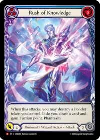 Rush of Knowledge (Extended Art) - Usurp the Shadow Throne - Flesh and Blood TCG card