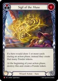 Sigil of the Muse - Usurp the Shadow Throne - Flesh and Blood TCG card