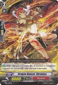 Dragon Dancer, Veronica - Trial Deck 9: Eradicator of the Empire - Cardfight Vanguard card
