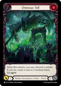 Ominous Toll - GEM Pack 6 - Flesh and Blood TCG card